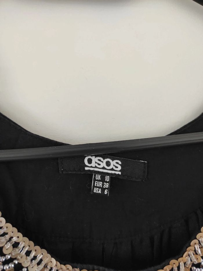 Robe longue Asos noir taille M - photo numéro 4