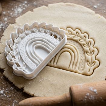 Emporte-pièce Arc-en-ciel Floral Découpoir Sablé Biscuit Pâte à Sucre