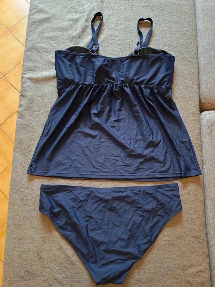 Maillot de bain bleu 2 pièces en 2XL - photo numéro 2