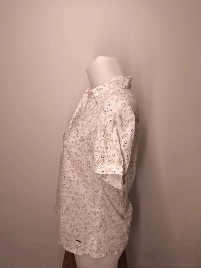 Chemise TBS Femme Taille 40 Blanc motifs - photo numéro 3