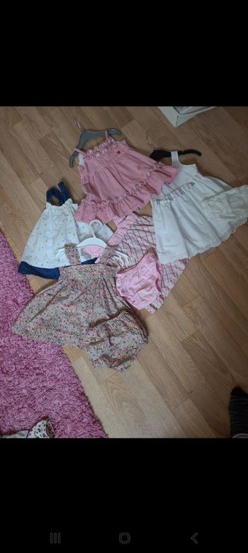 Lot de 5 robe bébé fille