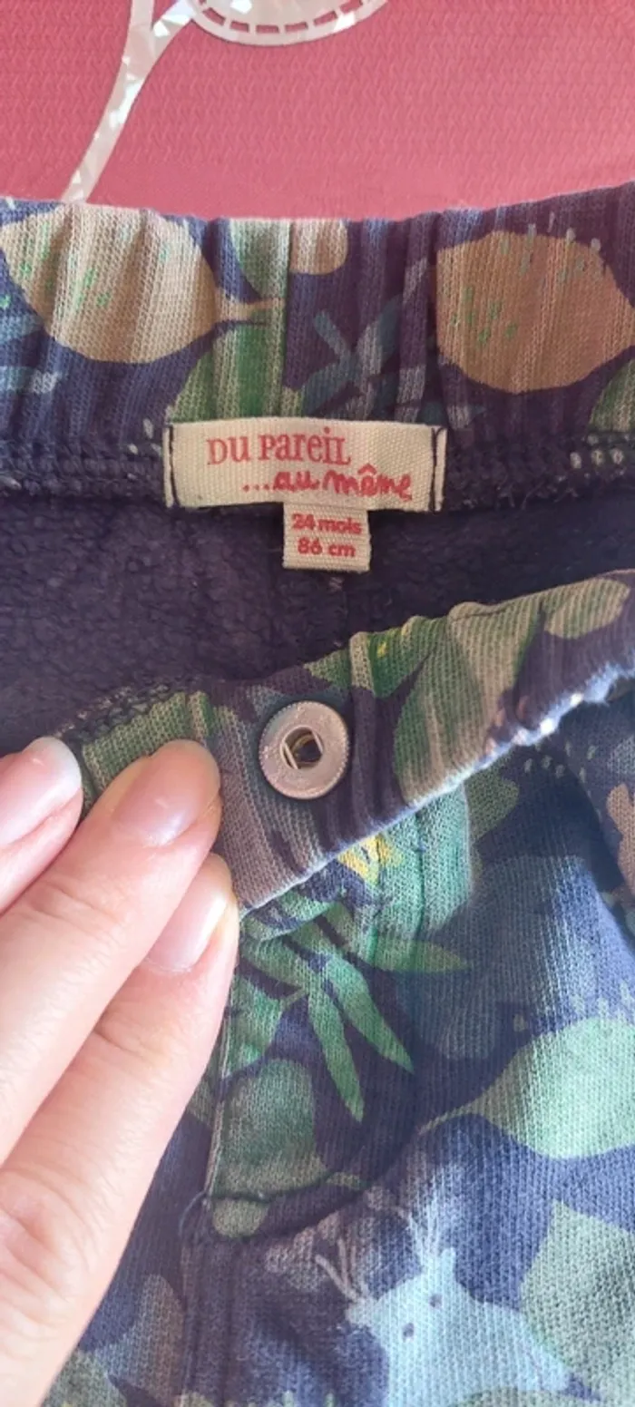 Pantalon doublé garçon 24 mois Du Pareil au même - photo numéro 4