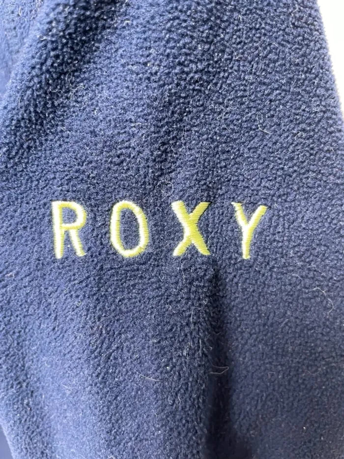 Roxy polaire fleece navy blue Womens XS quart zip - photo numéro 3