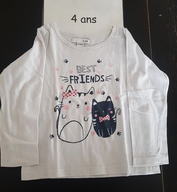 T-shirt ml la halle 4 ans