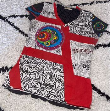 T-shirt coloré original marque etam taille L