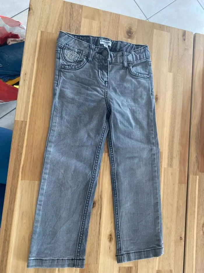 Jeans vertbaudet gris