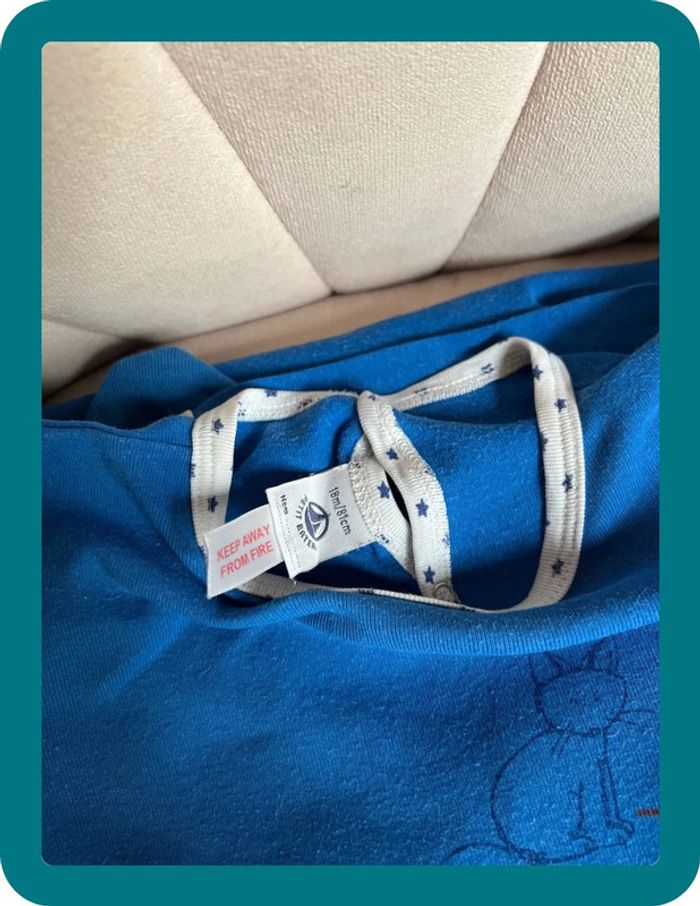 Lot 3 pyjamas coton fermeture arrière 18 mois - Petit Bateau - photo numéro 9