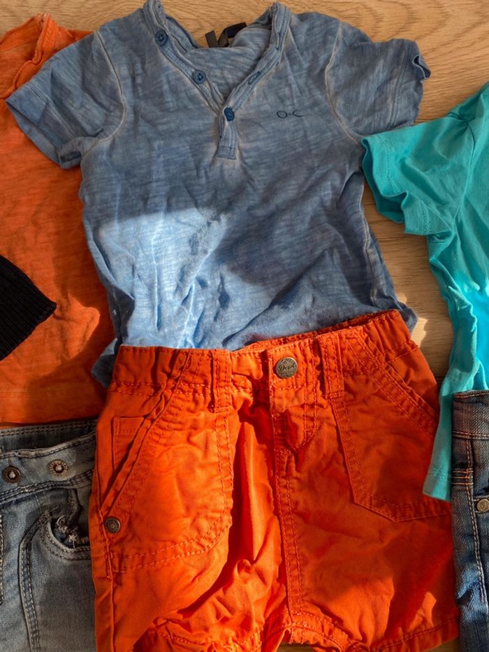 Lot orchestra 3 mois neuf shorts gilet t shirts - photo numéro 3