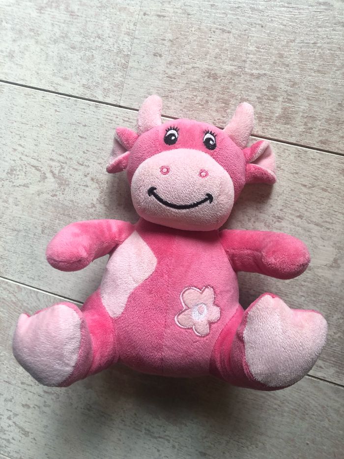 Peluche vache rose - photo numéro 5