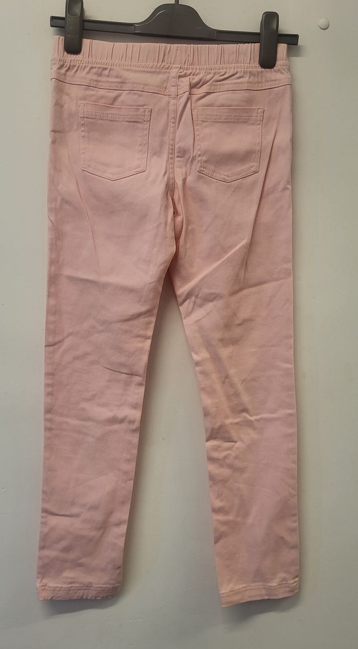 Pantalon slim rose