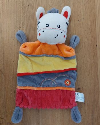 Doudou plat zèbre - Nicotoy