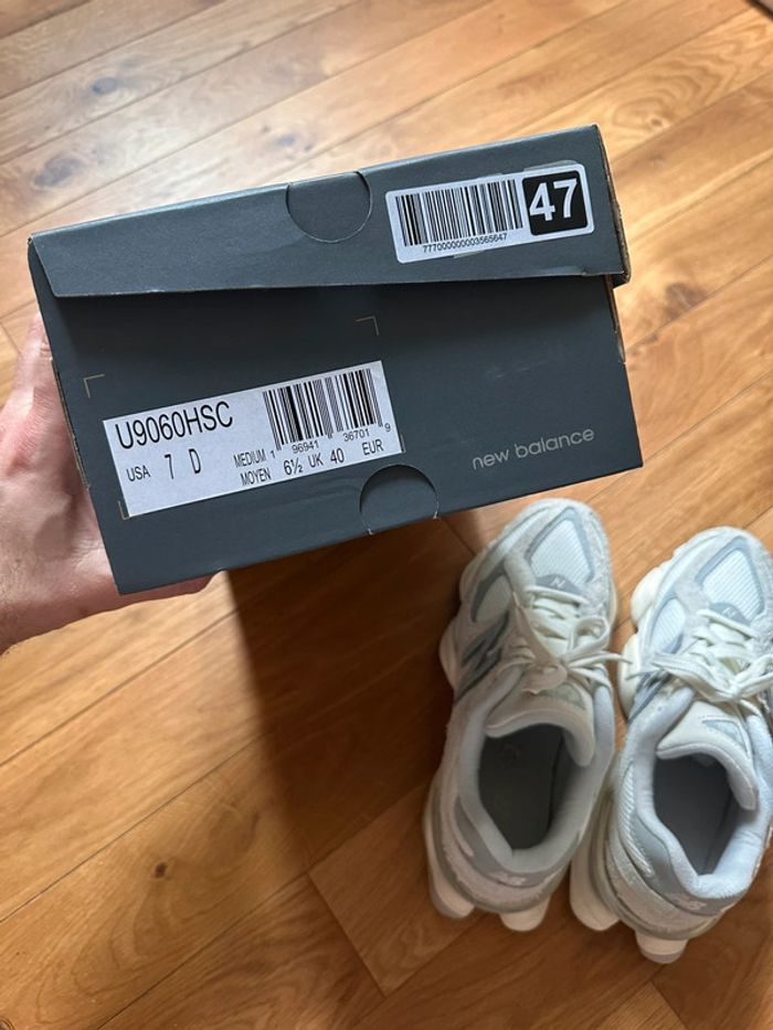New Balance 9060 Moonbeam Sea Salt - photo numéro 12