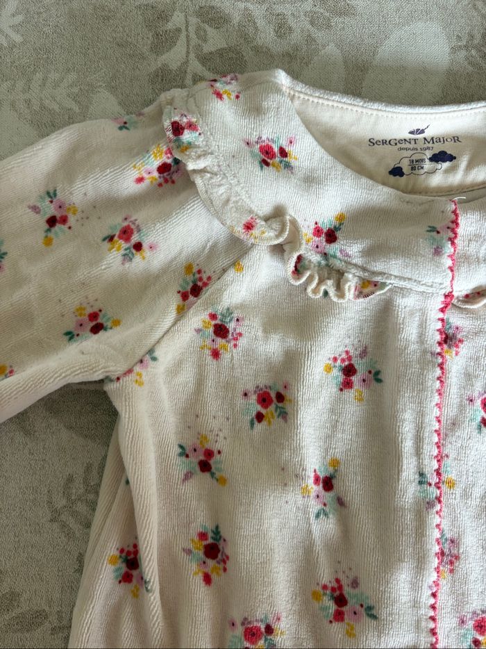Pyjama sergent major 18 mois fleuri - photo numéro 4