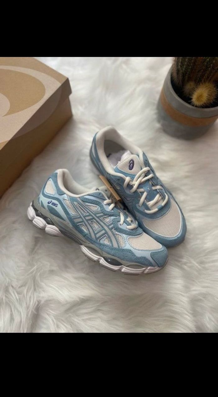 Asics gel nyc arctic bleu blanche 40 - photo numéro 3