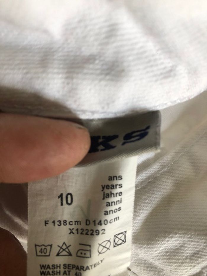 Pantalon blanc ikks 10 ans - photo numéro 9