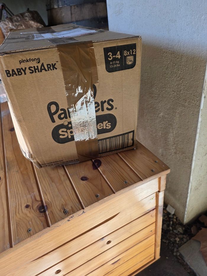 Couche pampers splashers baby shark - photo numéro 2