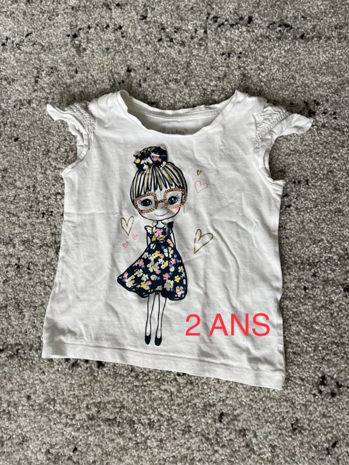 T-shirt fille 2 ans