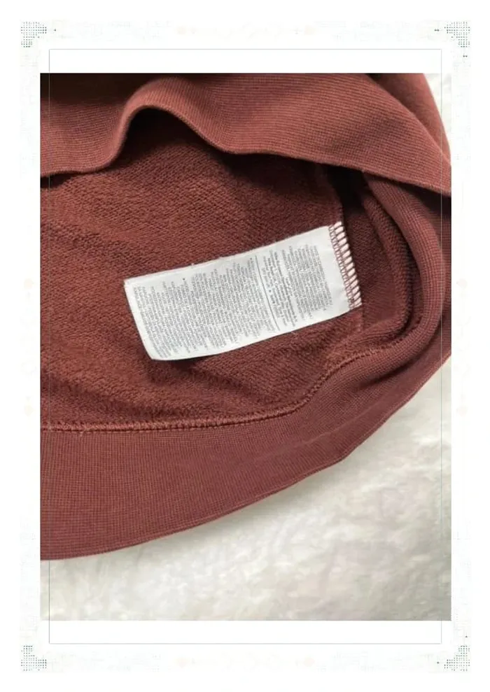 Nike pull à capuche bordeaux femme taille S - photo numéro 7