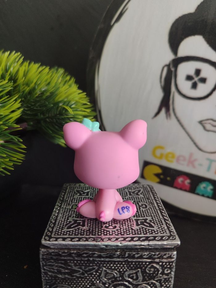 lps00782 My Littlest Petshop Pet Shop LPS Hasbro Cochon Pig 1548 - photo numéro 3