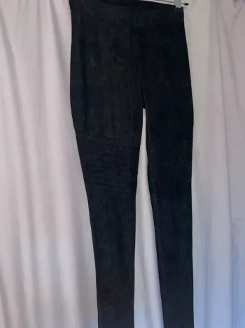 Legging noir daim