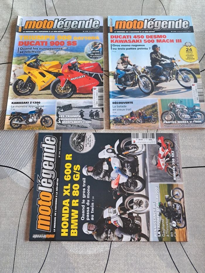 Lot magazines sur les motos *Moto légende* - photo numéro 3
