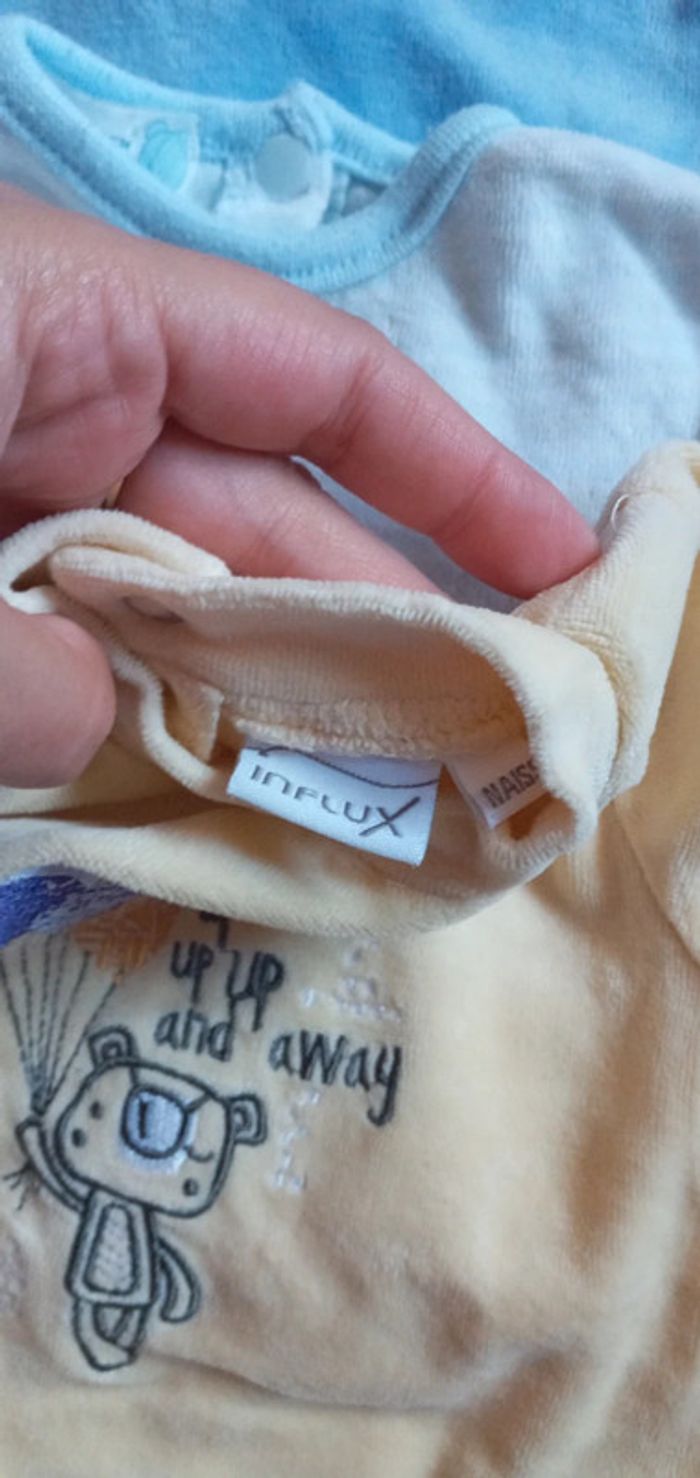 Lot de 3 pyjamas taille naissance - photo numéro 3