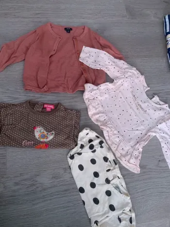 Lot de 4 hauts printemps/été en 12 mois