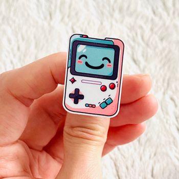 Pins Brut Fait Main Kawaii Game Boy