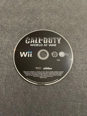 Call Of Duty World At War Jeu Nintendo Wii FR