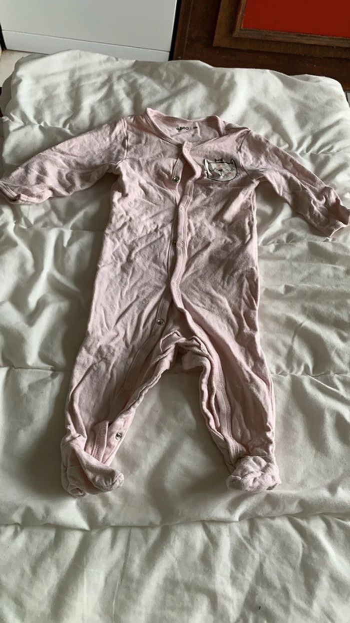 Pyjama rose clair 6mois