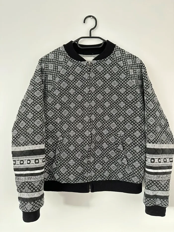 Veste noire Bershka