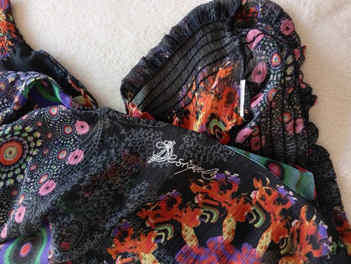 Blouse transparent Desigual femme 40 - photo numéro 9