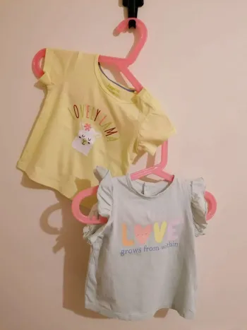 Lot tee-shirt fille été 12 mois