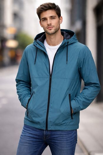 Veste à capuche imperméable homme Taille L