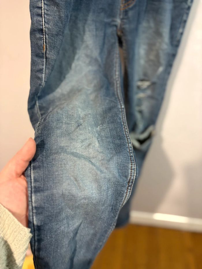 Jeans femme effet arracher - photo numéro 2