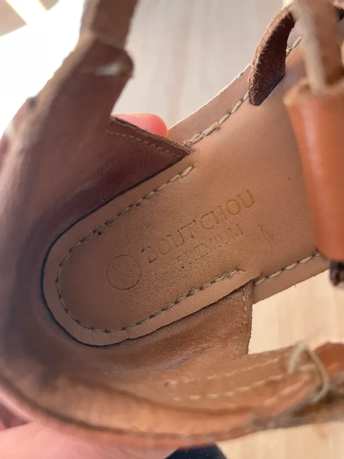 Sandales montantes à brides en cuir - photo numéro 4