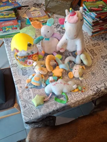 Lot de jouet peluche bebe
