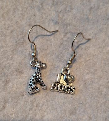 Boucles d'oreilles chien