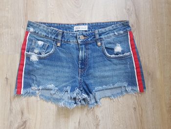 Short en jean femme Zara