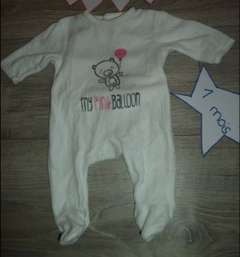 Pyjama 1 mois nounours