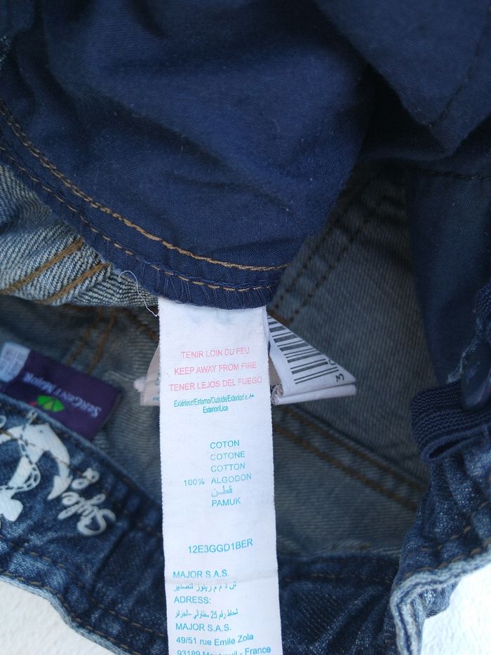 Short en jean garçon Sergent Major 10 ans - photo numéro 8