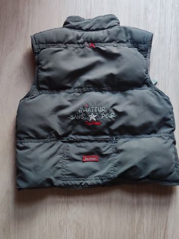 Doudoune sans manches kaki enfant 3 ans