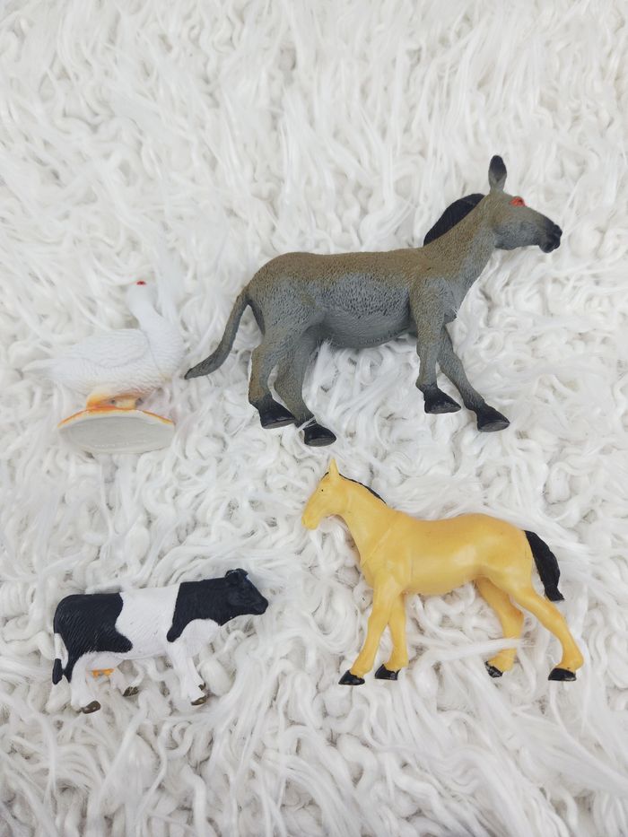 Lot de 25 figurines animaux de la Ferme marque Oxybul 🎅 - photo numéro 6