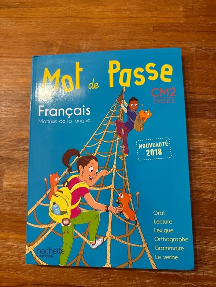 Livre mot de passe français, maîtrise de la langue CM2
