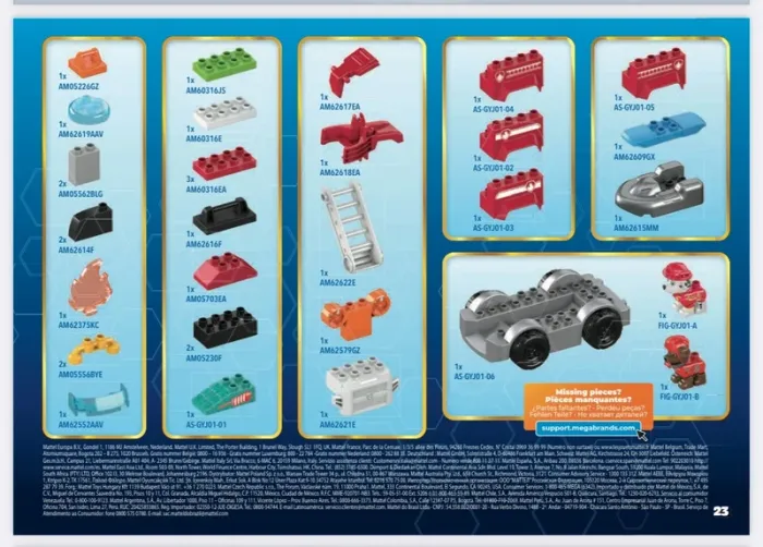 Mega bloks Pat Patrouille  Le Camion de Pompier de Marcus + Zuma - photo numéro 15