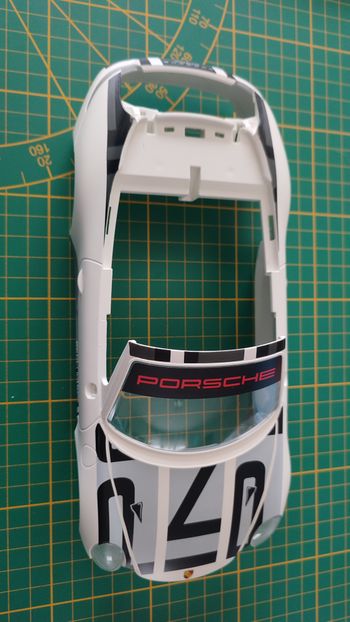 Carcasse carrosserie voiture pièce détachée Playmobil 9225 Porsche 911 GT3 #D54