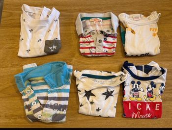 Lot t shirt 6 mois