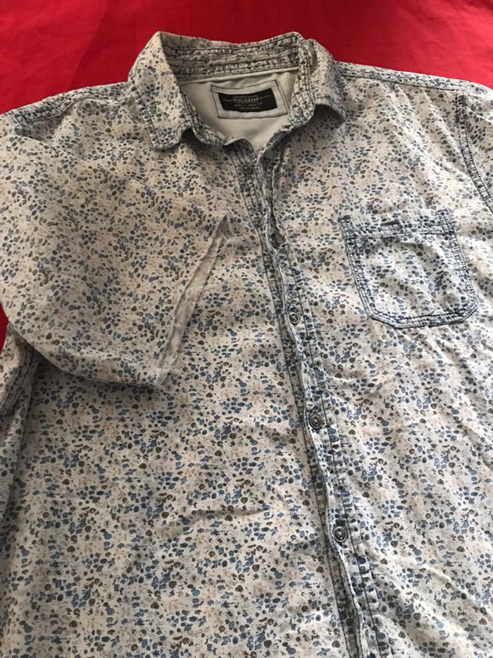 Chemise à fleur Pull&bear taille L (taille 40) - photo numéro 13