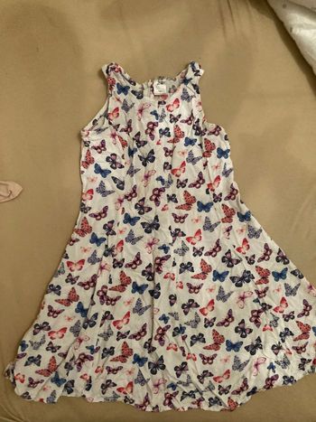 Robe papillons blanche