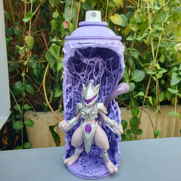 Figurine Mewtwo pokemon custom - photo numéro 3